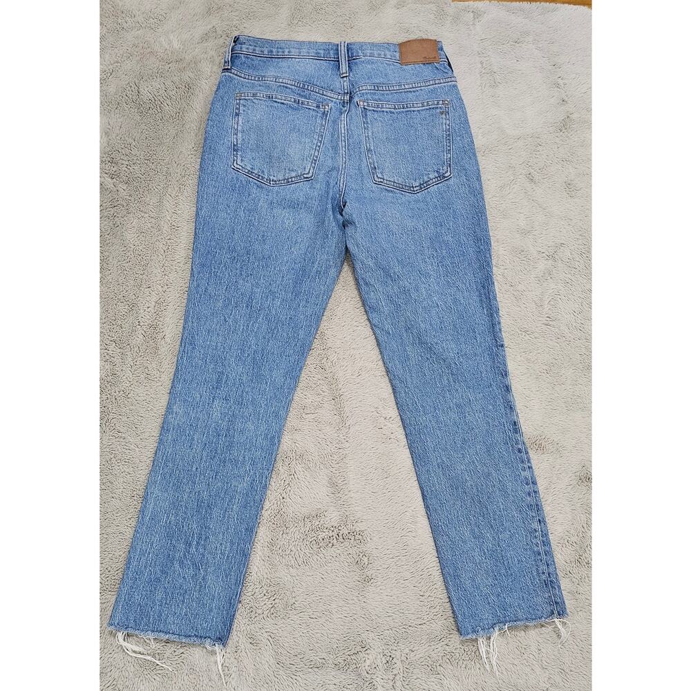 Madewell Jeans The Mid Rise Perfect Vintage Jean Knowland Wash Stretch Sz 26 New - Picture 2 of 12